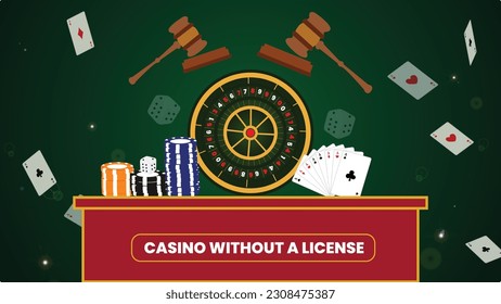 Online Casino Without a License Illustration and Conceptual Abstraction