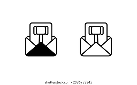 Online Certificate icon design with white background stock illustration