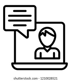 An online chat for business meeting 