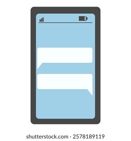 Online chat messages text notification