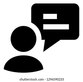 Online Chat Vector Icon