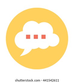 Online Chatting Vector Icon