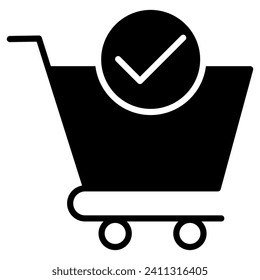 Online Checkout icon line vector illustration