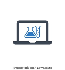 Online chemistry courses icon
