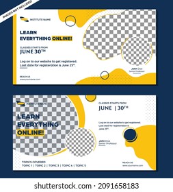Online class design for learning and presentation