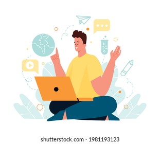 Online Class, E Learning, online Webinar, Online education, Meeting, Class, Seminar, Video Call, Teacher, Student, Live, Online, Explain, Course, Communication, Team, school, internet, Computer, Exam.