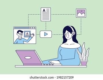 Online Class, E Learning, online Webinar, Online education, Meeting, Class, Seminar, Video Call, Teacher, Student, Live, Online, Explain, Course, Communication, Team, school, internet, Computer, Exam.