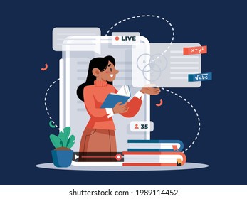 Online Class, E Learning, online Webinar, Online education, Meeting, Class, Seminar, Video Call, Teacher, Student, Live, Online, Explain, Course, Communication, Team, school, internet, Computer, Exam.