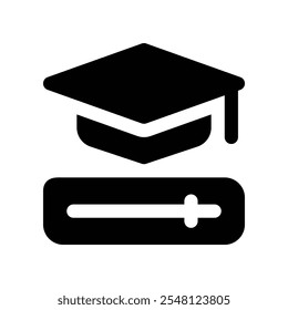 online class icon. vector glyph icon for your website, mobile, presentationation, and logo design.