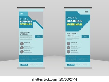 
Online Class Roll up Banner Design, Online Learning Roll up leaflet template. Online Class flyer poster template. Online Learning DL Flyer, Trend Business Roll Up Banner Design,