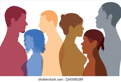 Konzept der Online- oder Klassenausbildung Steigern Sie Ihre Karriere oder Ihre Berufsaussichten. Gruppenprofil von multikulturellen Studierenden. 