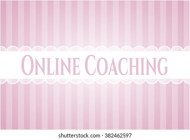 Online Coaching banner or poster