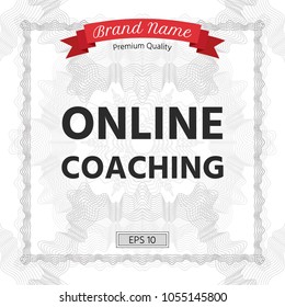 Online coaching icon