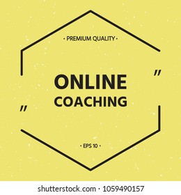 Online coaching icon