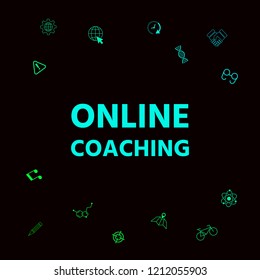 Online coaching icon