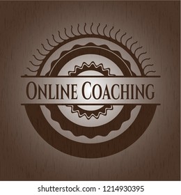 Online Coaching wood signboards