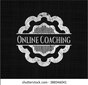 Online-Coaching mit Chalkboard-Struktur