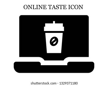 online Coffee icon. Editable online Coffee icon for web or mobile.