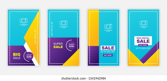 Online collection with promotional offers vector
