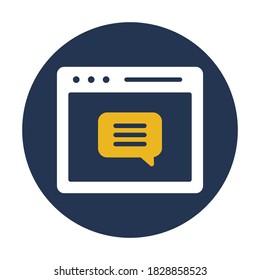 
Comentarios en línea, comentarios, revisión, iconos vectoriales completamente editables del sitio web
