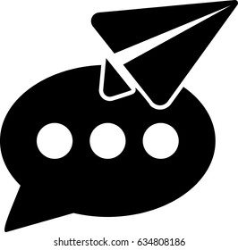 Online communication icon
