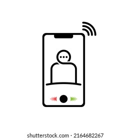 Online communication using smartphone media and internet network