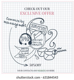 Online community doodle