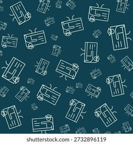 Online computer stunning element trendy design vector Illustration colorful background.eps