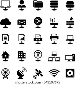 Online Connection Technology Icons
