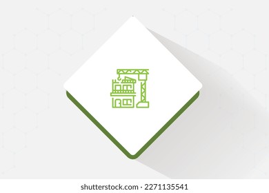 online Construction icon vector design