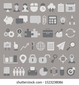 Online consultation icon set. Collection of high quality icons for web site design and mobile apps. Vector illustration - Vector