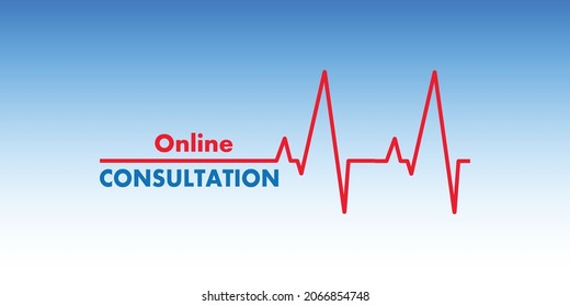 Online Consultation Icon Vector Ilustration,