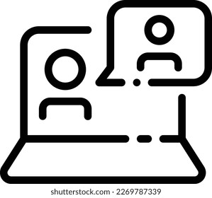 Online Consultation Icon Vector - This icon is typically designed to represent an online consultation or appointment. It may feature an image of a doctor's coat or a medical symbol