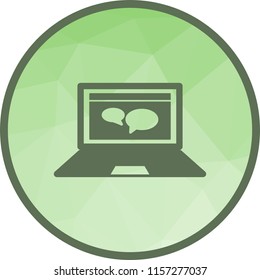 Online Conversation Icon