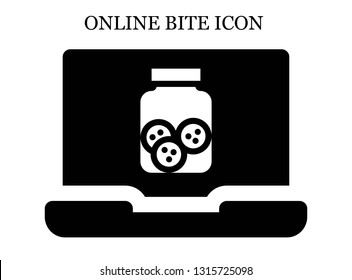 online Cookies icon. Editable online Cookies icon for web or mobile.