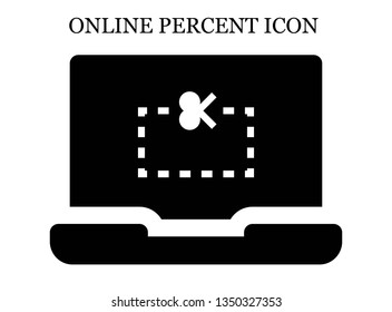 online Coupon icon. Editable online Coupon icon for web or mobile.