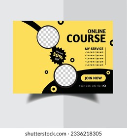 Design des Online-Kurses für Lehrflyer