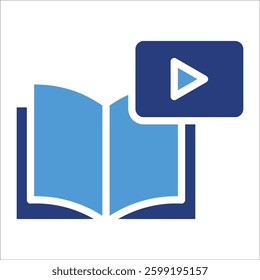 Online Course Icon Element For Design