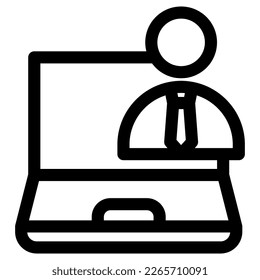 online course icon or logo isolated sign symbol vector illustration - high quality black style vector icons
