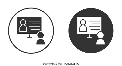 Paquete de signos de icono de curso en línea. Símbolos de Vector para Diseños gráficos
