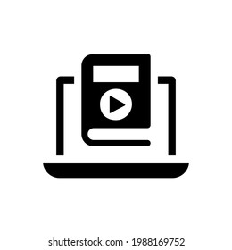 Online course icon. Vector EPS file.