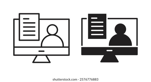 Online course icons pack for ui designs
