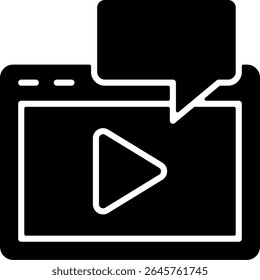 Online Course Modern Black Icon Design
