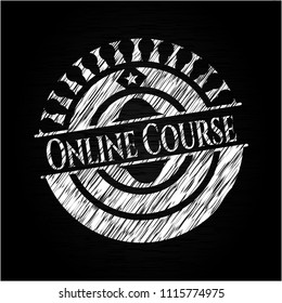 Online Course on blackboard