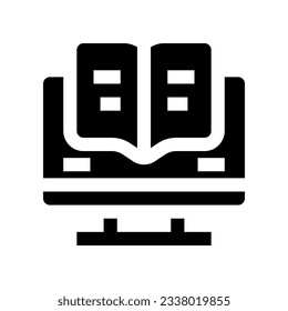 icono de cursos en línea para tu sitio web, móvil, presentación y diseño de logotipo.