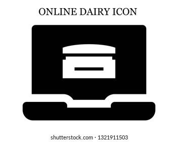 online Cream icon. Editable online Cream icon for web or mobile.