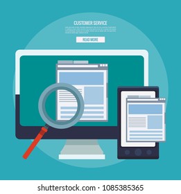 Online customer service and support