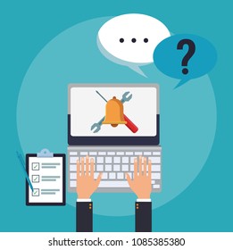 Online customer service and support