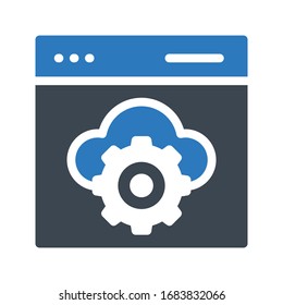 online customize vector glyph color icon 