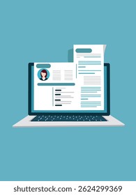 online dashboard interface , vector illustration